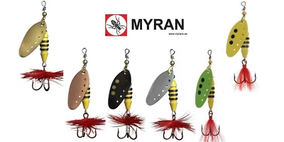 MYRAN Sting 5g,7g,12g,18g Spinner Schweden Barsch Forelle Hecht Rapfen Angeln