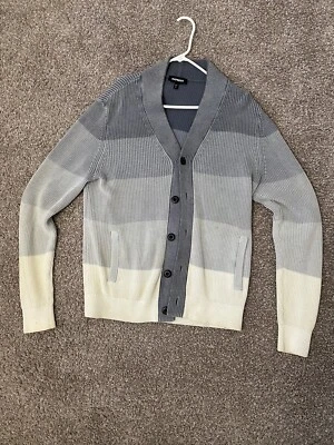 Express Mens Large Multi-Color Long Sleeve Sweater. - Image 1 of 4