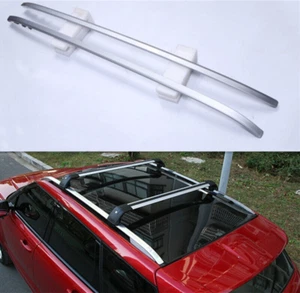 2Pcs Fit for Range Rover Evoque 2011-2020 Aluminum Roof Rail Rack Side Rail Bar - Picture 1 of 6