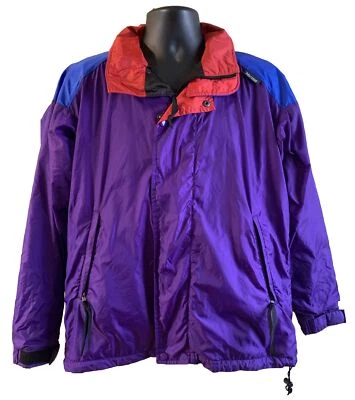 Marmot Colorado, USA Gore-Tex Vintage 80s Ski Jacket Men’s Small Purple Red Blue - Image 1 of 4