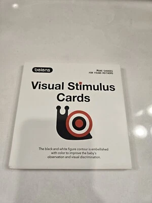 Beiens Design Visual Stimulus Cards Baby's Visual Nerve Brain Development 1H - Image 1 of 4