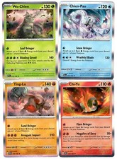 Wo-Chien, Chien-Pao, Ting-Lu, Chi-Yu - Paradox Rift - Pokemon 4 card set 018/182