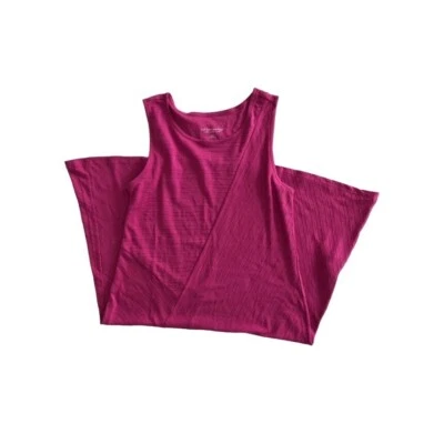 Soft Surroundings Womens Tank Dress S Preppy Coastal Beach Boho Patchwork Artsy - Image 1 of 4