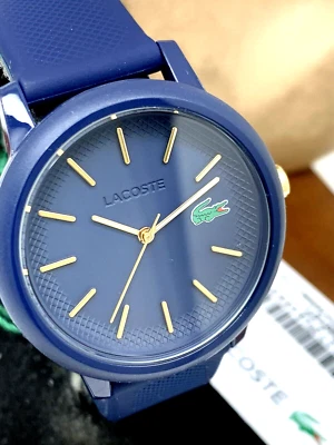 Lacoste Women's Watch 2001271 12.12 Quartz Blue Dial Rubber Band 36mm - Image 1 of 4