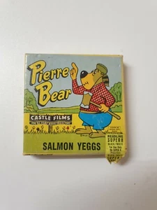 Super 8 - Black/White - Pierre Bear - Salmon Yeggs - Castle Films (read!) - Afbeelding 1 van 4