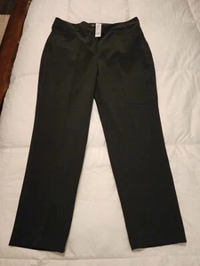 New York & Company Anzughose Damen Größe 12 schwarz normale Passform Polyester Stretch - Bild 1 von 8