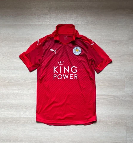 LEICESTER CITY AWAY FOOTBALL SHIRT 2016/2017 SOCCER JERSEY TRIKOT MENS M Cover