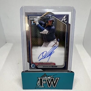 2024 Bowman Chrome DOUGLAS GLOD Auto 1st BRAVES - Picture 1 of 2