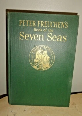 The Book Of Seven Seas 1957 Peter Freuchen's 1st Edition Illustrated Foto 1 de 4