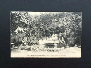 Carte Postale Ancienne de 1909 CHATILLON SUR SEINE - Source de la Douix - Picture 1 of 2
