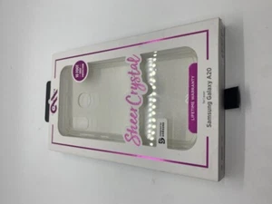 Casemate Sheer Crystal Series Case for Samsung Galaxy A20 - Clear with glitter - Picture 1 of 7