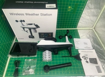 FJ3390A Multifunction  Weather Station Humidity Rain Temperature - Missing Stand - Image 1 of 4