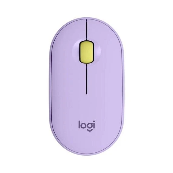 Mouse wireless Bluetooth Logitech PEBBLE M350 1000 DPI ultrasottile viola - Immagine 1 di 1