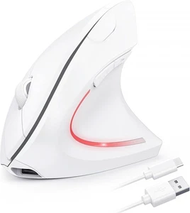 TECKNET Ergonomic Wireless Vertical Mouse Rechargeable Silent Right-Hand - Picture 1 of 4