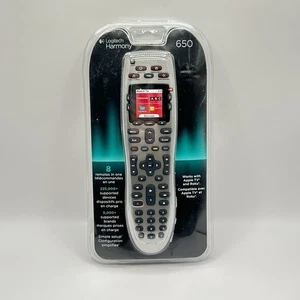 Logitech Harmony 650 Universal Color Screen Remote - Silver - Picture 1 of 9