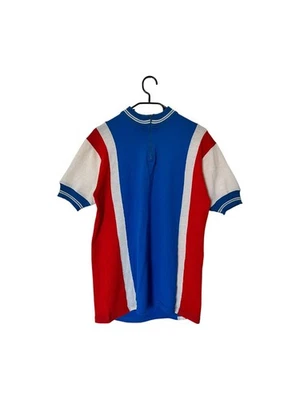 Vintage 70's Mondial wool blend cycling Jersey - Image 1 of 4