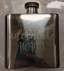 Target Stainless Steel 4 oz Flask, Dishwasher Safe, OBN in Distressed Box - Picture 1 of 3