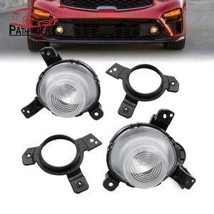 For 2019 2020 2021 Kia Forte Pair Of Fog Lights Lamps Assembly DRL RH+LH NEW US - Foto 1 di 12
