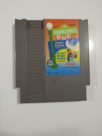 Sesame Street 123 (Nintendo Entertainment System, 1989) NES Tested Working 