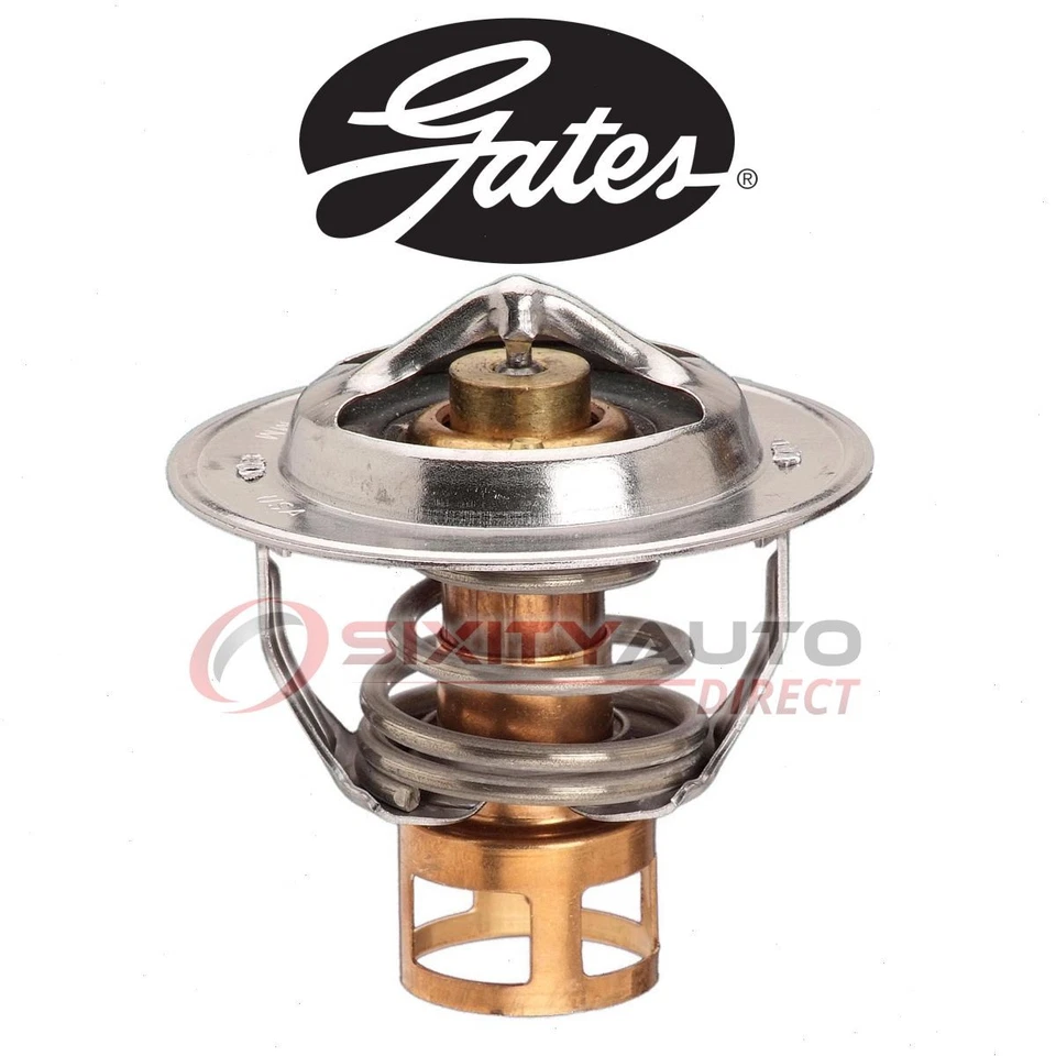 Gates Coolant Thermostat for 1984-1996 Nissan 300ZX 3.0L V6 - Antifreeze wk Foto 1 de 4