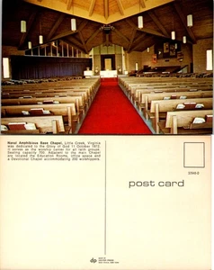 Postkarte Innenraum der Marine Amphibienbasis Kapelle Little Creek VA 1972 - Bild 1 von 1