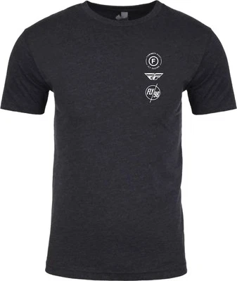 Fly Racing Atom Mens Short Sleeve T-Shirt Black - Image 1 of 2