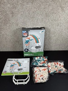 Miami Dolphins FOCO NFL BRXLZ Team Helmet 3-D Construction Block Set • Open Box - Picture 1 of 2