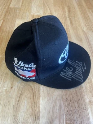 Mike Iaconelli Autographed Toyota Hat Abu Garcia Vision Wheel BassCat Tackle Hat - Image 1 of 4