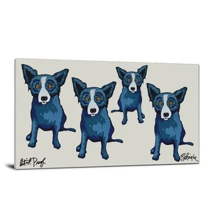 George Rodrigue Blue Dog-Take All Of Me,Home Decor Wall Art Canvas Print Poster - Picture 1 of 6