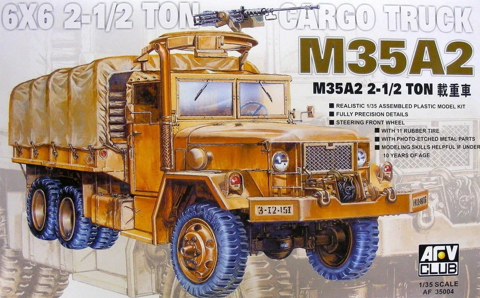 AFV35004 _V AFV CLUB 1/35 M35A2 2 1/2T CARGO TRUCK