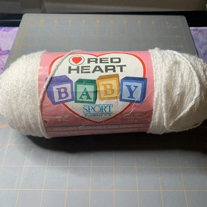 Hilo deportivo Red Heart bebé madeja blanca - Imagen 1 de 7