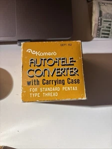 Kamero Auto Teleconverter 2x for Pentax M42 Mount Mint - Picture 1 of 8