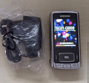 Samsung SGH-G800 Titan Silber Slider Rarität komplett, geprüft, Garantie, - Bild 1 von 3