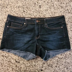 Pantalones cortos Gap para mujer 30 verano corte lavado oscuro - Imagen 1 de 5