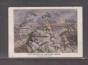 BATTLE OF POLYGON WOOD, BELGIUM WWI, 1918 AUSTRALIA COMFORT FUNDS, Greeting Card - Picture 1 of 1
