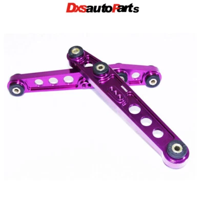 Par de brazos de control inferiores traseros morados para Acura Integra 94-01 Honda Civic 92-95 Foto 1 de 4