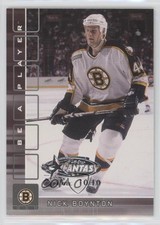2001-02 ITG Be A Player Memorabilia All-Star Fantasy /10 Nick Boynton #223