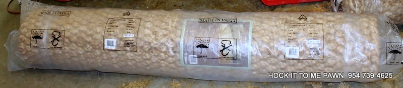 Alfombra Allen Roth rectangular amarilla de transición trenzada de yute NUEVA Foto 1 de 4