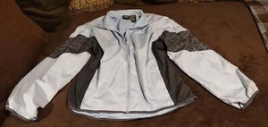 Athletic Works Light Blue Windbreaker Zip Jacket with Hood Women’s Size XL - Picture 1 of 19