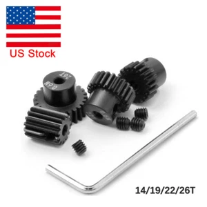 For MJX Hyper Go 1/14 14301 14303 1/16 16208 16210 RC14/19/22/26T Motorgearsæt - Picture 1 of 9