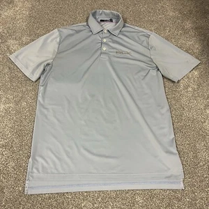 RLX Ralph Lauren Mens Light Blue Short Sleeve Golf Polo Shirt Sz Small - Picture 1 of 8