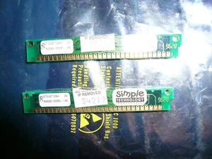 Simple Techonology 2x SIMM 30pin 2x1MB=2MB FPM RAM Memory - Picture 1 of 2