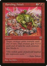 Barreling Attack Mirage PLD Red Rare MAGIC THE GATHERING MTG CARD ABUGames