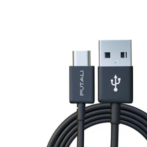 USB C to USB A fast charging cable 1.2m Black - Picture 1 of 5