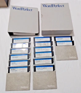 Vintage 1989 WordPerfect for DOS IBM Personal Computer Version 5.0 5.25" English - Picture 1 of 9
