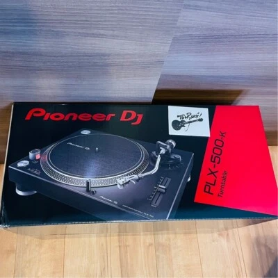 Pioneer DJ PLX-500-K Direct Drive Turntable genuine product w/Slip Mat cover - Image 1 of 4