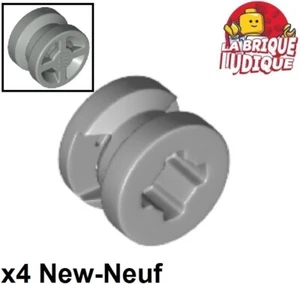 Lego 4x roue jante wheel 8mm D. x 6mm with slot gris/light bluish gray 34337 NEW - Picture 1 of 1