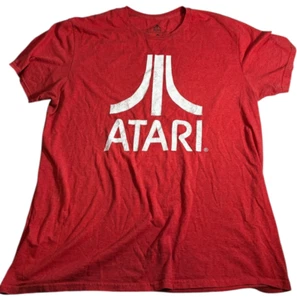 Red XL Adult ATARI video game system gamer tee-shirt by Difuzed - Picture 1 of 6
