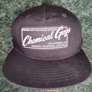 HAT CAP Chemical Guys Premium Auto Detailing Supplies Black Adjustable Snapback - Picture 1 of 8