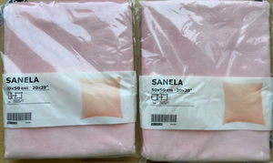 NIP IKEA SANELA Cushion Cover Velvet 20x20" light pink - set of two - Picture 1 of 1